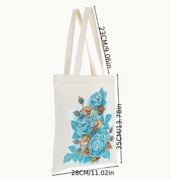 Diamond Painting Handtasche Rosen